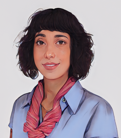 Avatar criado com IA Media.io